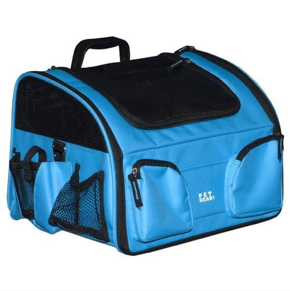 New Pet Gear 3-in-1 Bike Basket - Blue